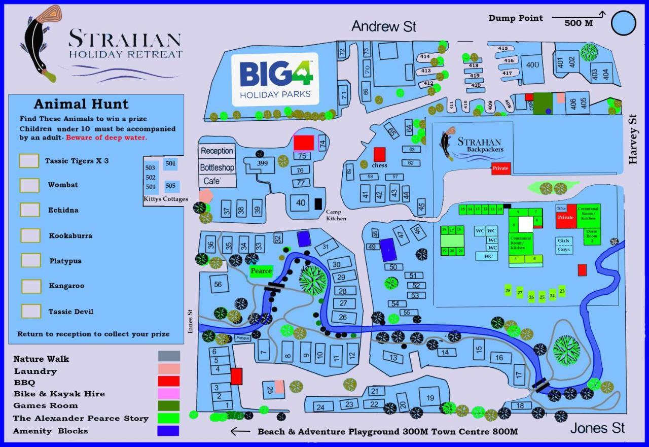 Big4 Strahan Holiday Retreat Exterior foto